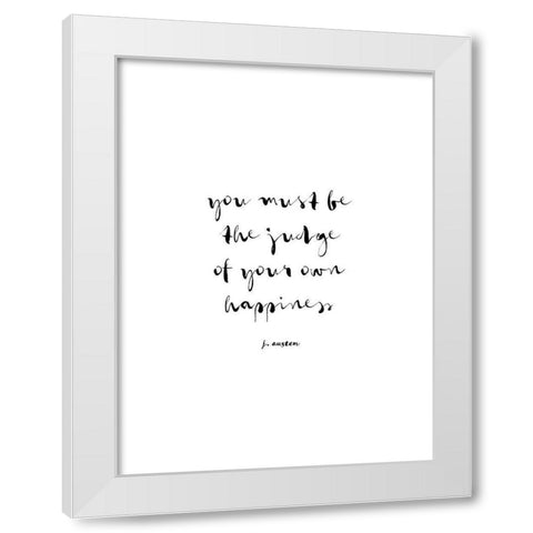 Classic Quotes IV White Modern Wood Framed Art Print by Fagalde, Jarman