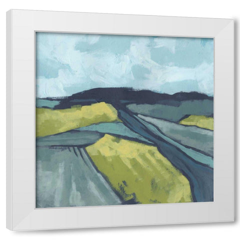 Marshlight Fields I White Modern Wood Framed Art Print by Vess, June Erica