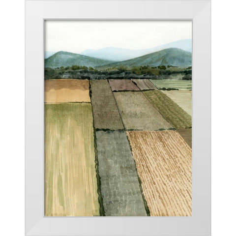 This Land I White Modern Wood Framed Art Print by Popp, Grace