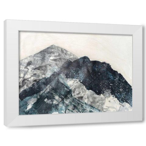 Glacial Peaks II White Modern Wood Framed Art Print by Lam, Vanna