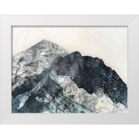 Glacial Peaks II White Modern Wood Framed Art Print by Lam, Vanna