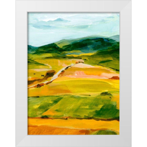Country Gaze I White Modern Wood Framed Art Print by Warren, Annie
