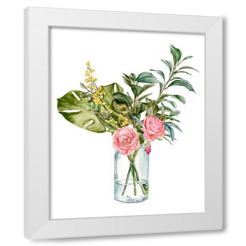 Potpourri I White Modern Wood Framed Art Print by Wang, Melissa