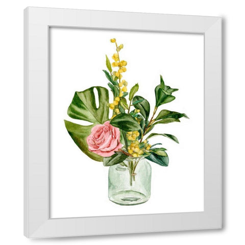 Potpourri II White Modern Wood Framed Art Print by Wang, Melissa