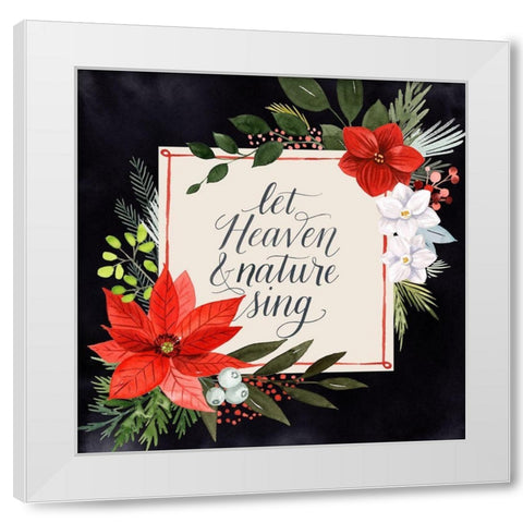 Heaven and Nature III White Modern Wood Framed Art Print by Popp, Grace