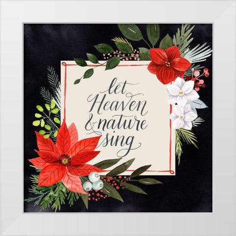 Heaven and Nature III White Modern Wood Framed Art Print by Popp, Grace