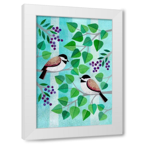 Forest Creatures III White Modern Wood Framed Art Print by Conway, Kim