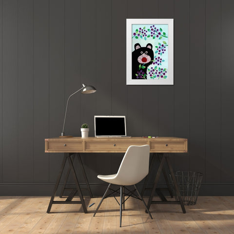 Forest Creatures XI White Modern Wood Framed Art Print by Conway, Kim