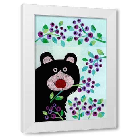 Forest Creatures XI White Modern Wood Framed Art Print by Conway, Kim
