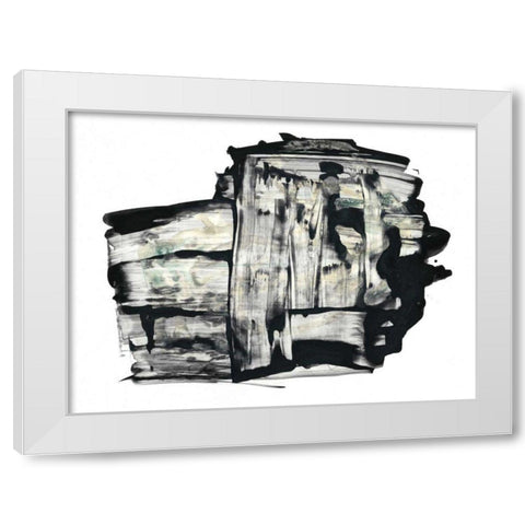 Inscrutible I White Modern Wood Framed Art Print by Stramel, Renee W.