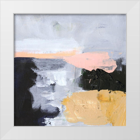 Niebla I White Modern Wood Framed Art Print by Borges, Victoria