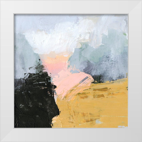 Niebla IV White Modern Wood Framed Art Print by Borges, Victoria