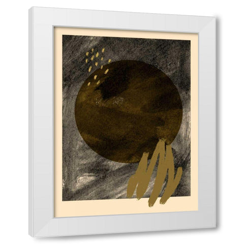 Grafis I White Modern Wood Framed Art Print by Green, Jacob