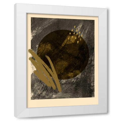 Grafis II White Modern Wood Framed Art Print by Green, Jacob