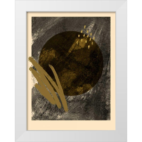 Grafis II White Modern Wood Framed Art Print by Green, Jacob