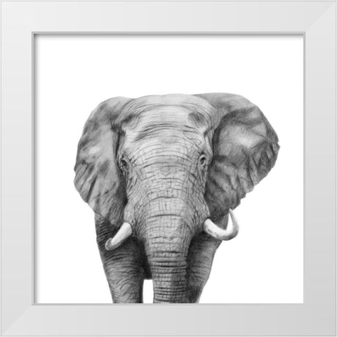 Back Up Plan IV White Modern Wood Framed Art Print by Borges, Victoria