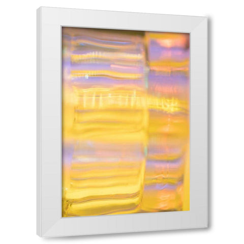 Sunny Glass II White Modern Wood Framed Art Print by Stramel, Renee W.