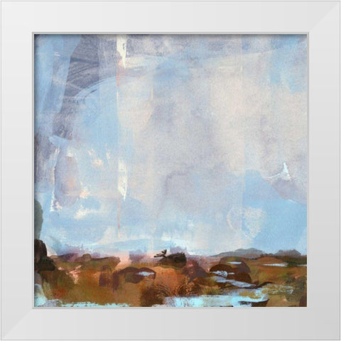 Rannoch Moor I White Modern Wood Framed Art Print by Green, Jacob