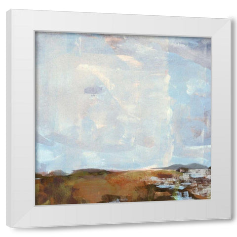 Rannoch Moor II White Modern Wood Framed Art Print by Green, Jacob