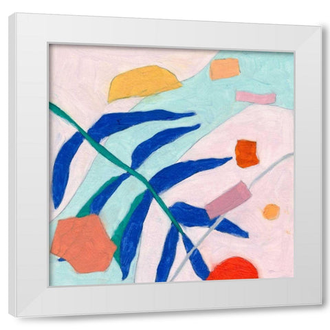 Island Time III White Modern Wood Framed Art Print by Wang, Melissa