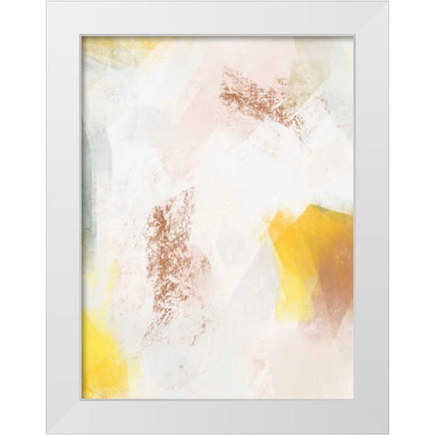 Frenzy I White Modern Wood Framed Art Print by Caroline, Emma