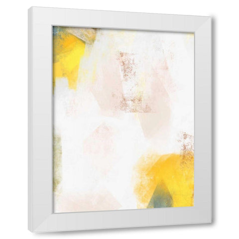 Frenzy II White Modern Wood Framed Art Print by Caroline, Emma