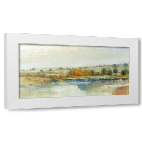 River Bank I White Modern Wood Framed Art Print by OToole, Tim