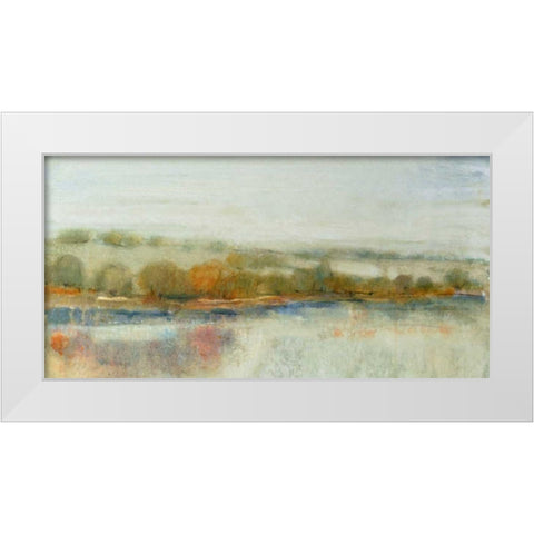 River Bank II White Modern Wood Framed Art Print by OToole, Tim