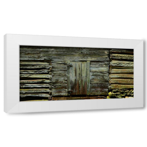 Barnside II White Modern Wood Framed Art Print by McLoughlin, James