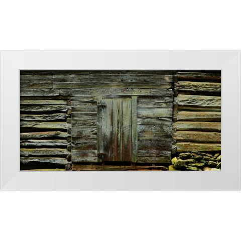 Barnside II White Modern Wood Framed Art Print by McLoughlin, James