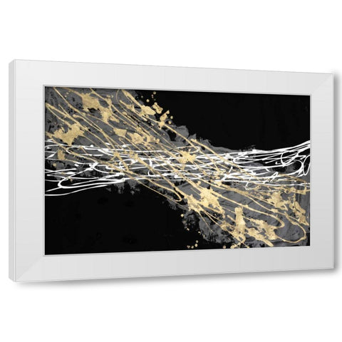 Mistral III in Black White Modern Wood Framed Art Print by Willett, Michael