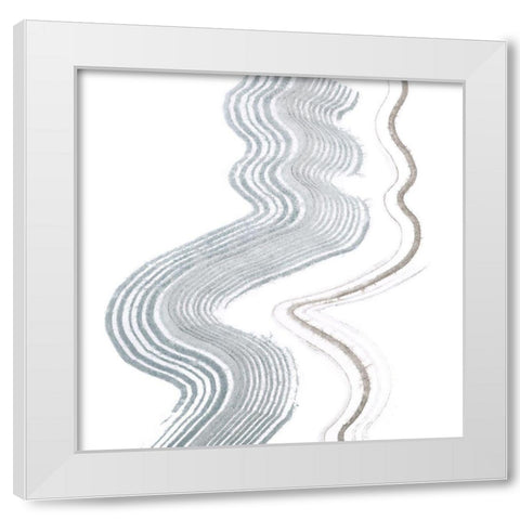 Algorithms II White Modern Wood Framed Art Print by Lam, Vanna