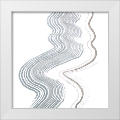 Algorithms II White Modern Wood Framed Art Print by Lam, Vanna