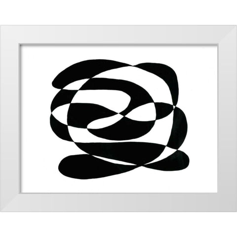 Tenuous I White Modern Wood Framed Art Print by Stramel, Renee W.