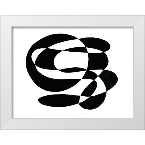 Tenuous III White Modern Wood Framed Art Print by Stramel, Renee W.