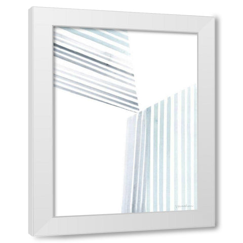Manifold III White Modern Wood Framed Art Print by Lam, Vanna