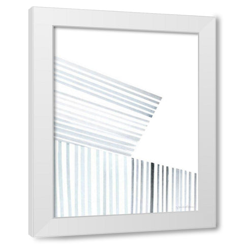 Manifold IV White Modern Wood Framed Art Print by Lam, Vanna