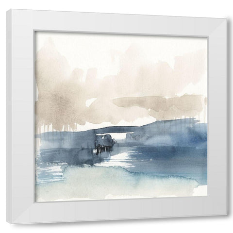 Fog on the Horizon IV White Modern Wood Framed Art Print by Goldberger, Jennifer