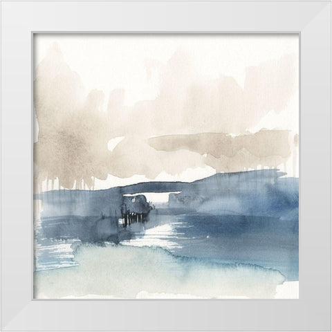 Fog on the Horizon IV White Modern Wood Framed Art Print by Goldberger, Jennifer