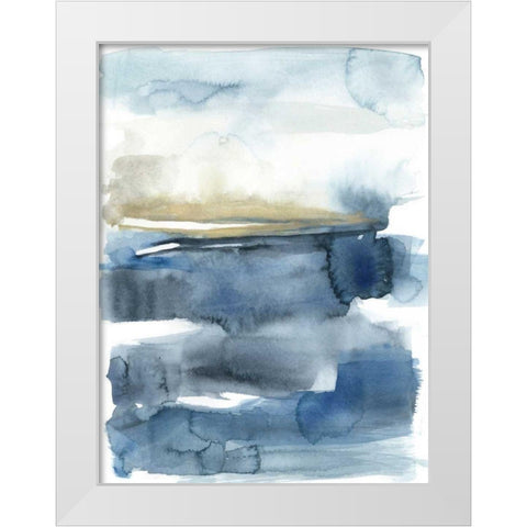 Light in the Clouds II White Modern Wood Framed Art Print by Goldberger, Jennifer