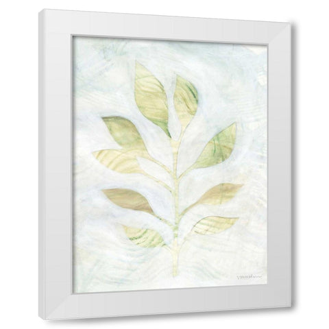 Breezy Fronds I White Modern Wood Framed Art Print by Lam, Vanna