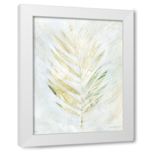 Breezy Fronds IV White Modern Wood Framed Art Print by Lam, Vanna