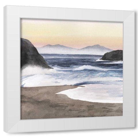 Breaking Point I White Modern Wood Framed Art Print by Popp, Grace
