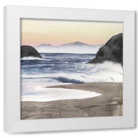 Breaking Point II White Modern Wood Framed Art Print by Popp, Grace