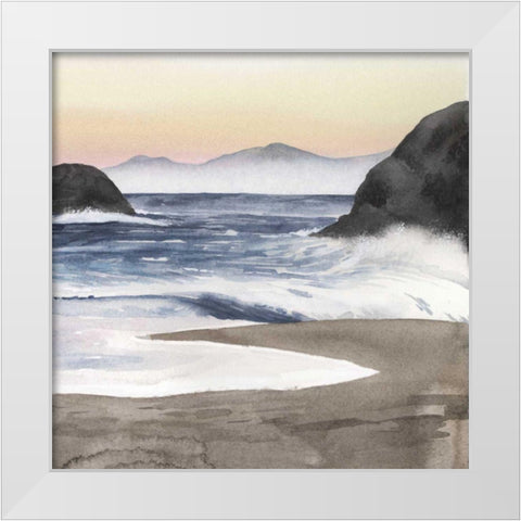 Breaking Point II White Modern Wood Framed Art Print by Popp, Grace