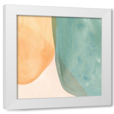 Pastel Color Study II White Modern Wood Framed Art Print by Caroline, Emma