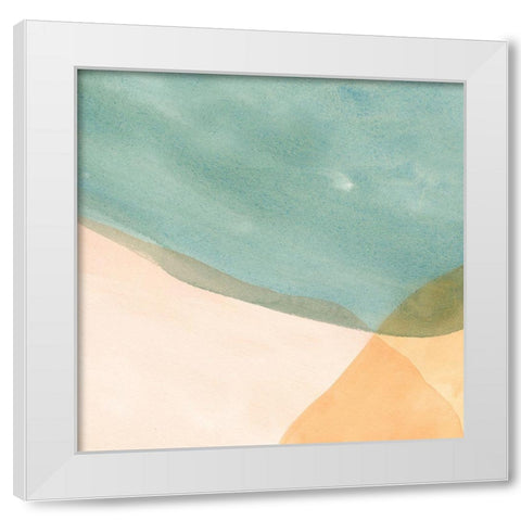 Pastel Color Study IV White Modern Wood Framed Art Print by Caroline, Emma