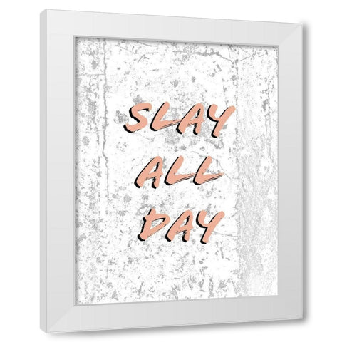 Hustlers II White Modern Wood Framed Art Print by Fagalde, Jarman