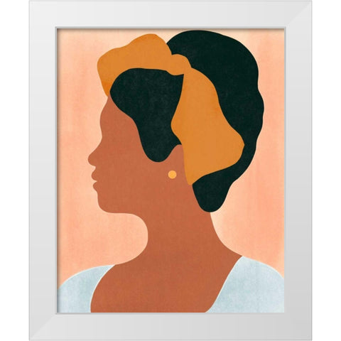 Hang Loose I White Modern Wood Framed Art Print by Warren, Annie