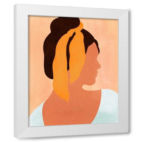 Hang Loose II White Modern Wood Framed Art Print by Warren, Annie